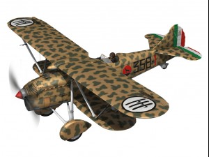 fiat cr32 italy airforce 358 squadriglia 3Dモデル