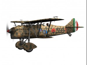 fiat cr32 italy airforce 358 squadriglia 3Dモデル