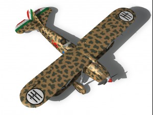 fiat cr32 italy airforce 358 squadriglia 3Dモデル