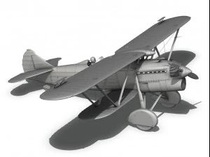 fiat cr32 italy airforce 358 squadriglia 3D Model
