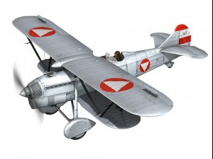 fiat cr32 austrian air force jagdgeschwader ii 3D Model