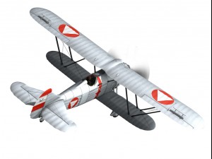 fiat cr32 austrian air force jagdgeschwader ii 3D Model