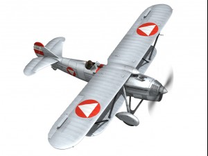 fiat cr32 austrian air force jagdgeschwader ii 3D Model
