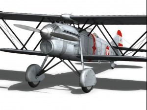 fiat cr32 austrian air force jagdgeschwader ii 3D Model