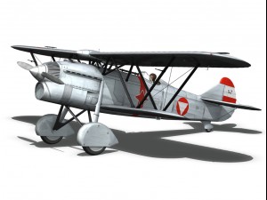 fiat cr32 austrian air force jagdgeschwader ii 3D Model