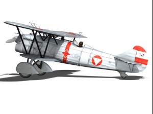 fiat cr32 austrian air force jagdgeschwader ii 3D Model