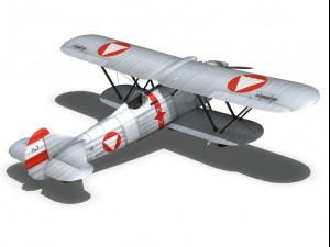 fiat cr32 austrian air force jagdgeschwader ii 3D Model