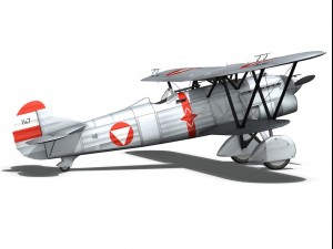 fiat cr32 austrian air force jagdgeschwader ii 3D Model