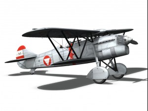 fiat cr32 austrian air force jagdgeschwader ii 3D Model