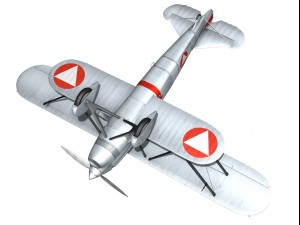 fiat cr32 austrian air force jagdgeschwader ii 3D Model