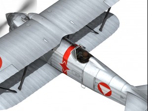 fiat cr32 austrian air force jagdgeschwader ii 3D Model