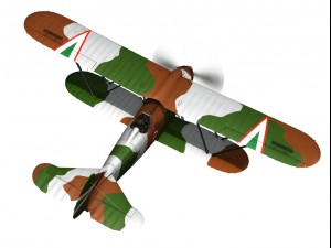 fiat cr32 hungarian royal air force v095 3D Модель