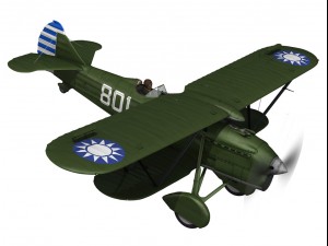 fiat cr32 chinese nationalist air force 3D Модель