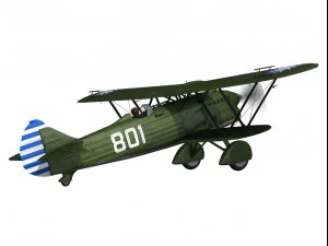 fiat cr32 chinese nationalist air force 3D Model