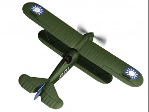 fiat cr32 chinese nationalist air force 3D Model