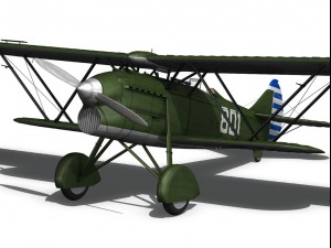 fiat cr32 chinese nationalist air force 3D Модель