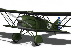 fiat cr32 chinese nationalist air force 3D Model