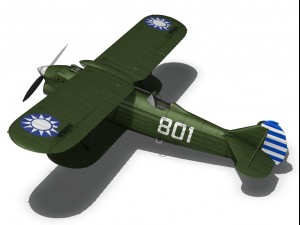 fiat cr32 chinese nationalist air force 3D Модель