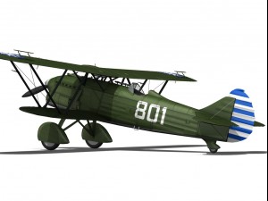 fiat cr32 chinese nationalist air force 3D Модель