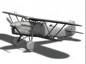 fiat cr32 chinese nationalist air force 3D Model