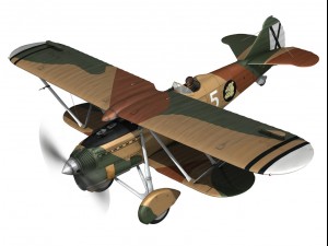 fiat cr32 italy air force x gruppo 3Dモデル