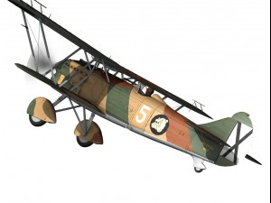 fiat cr32 italy air force x gruppo 3Dモデル