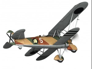 fiat cr32 italy air force x gruppo 3Dモデル