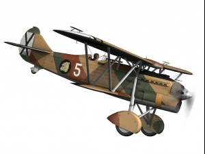 fiat cr32 italy air force x gruppo 3Dモデル