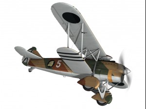 fiat cr32 italy air force x gruppo 3Dモデル