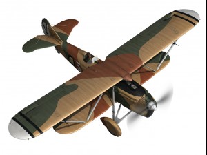 fiat cr32 italy air force x gruppo 3Dモデル