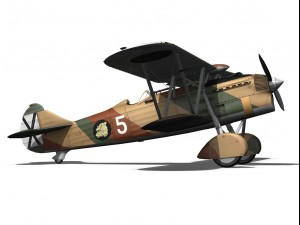 fiat cr32 italy air force x gruppo 3Dモデル