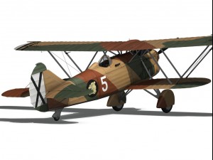 fiat cr32 italy air force x gruppo 3Dモデル