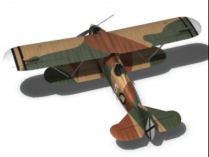 fiat cr32 italy air force x gruppo 3Dモデル
