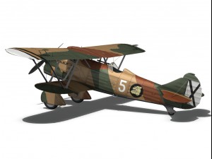 fiat cr32 italy air force x gruppo 3Dモデル