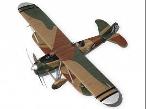 fiat cr32 italy air force x gruppo 3Dモデル