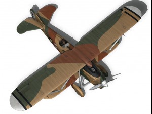 fiat cr32 italy air force x gruppo 3Dモデル