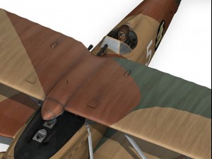 fiat cr32 italy air force x gruppo 3Dモデル