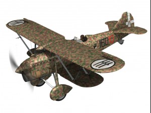 fiat cr32 italy airforce 160 squadriglia 3D Model