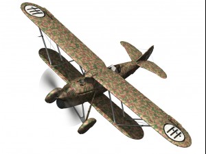 fiat cr32 italy airforce 160 squadriglia 3D Model