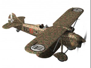 fiat cr32 italy airforce 160 squadriglia 3D Model
