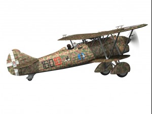 fiat cr32 italy airforce 160 squadriglia 3D Model