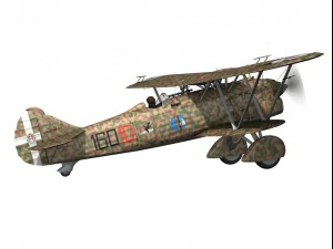 fiat cr32 italy airforce 160 squadriglia 3D Model