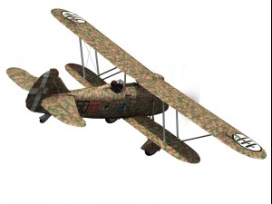 fiat cr32 italy airforce 160 squadriglia 3D Model
