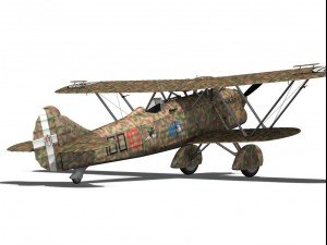 fiat cr32 italy airforce 160 squadriglia 3D Model
