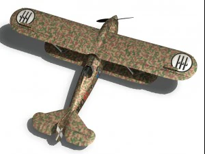 fiat cr32 italy airforce 160 squadriglia 3D Model