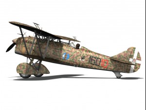fiat cr32 italy airforce 160 squadriglia 3D Model