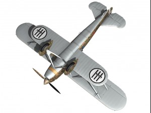 fiat cr32 italy airforce 160 squadriglia 3D Model