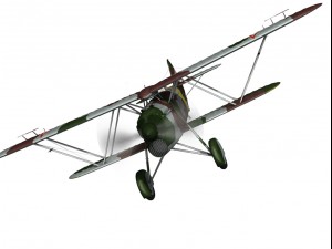 fiat cr32 hungarian royal air force v159 3D-Modell