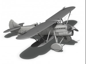 fiat cr32 hungarian royal air force v159 3D-Modell