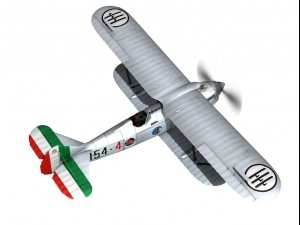 fiat cr 32 italy airforce 154 squadriglia 3D मॉडल